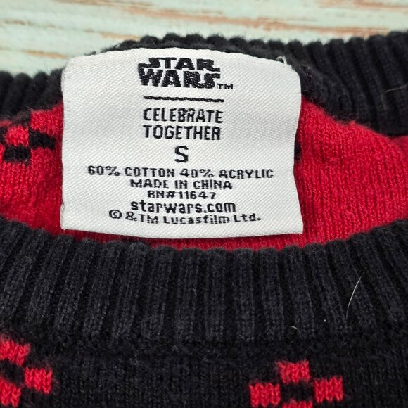 Star Wars Women's Darth Vader Ugly Christmas Sweater Small - Picture 3 of 6